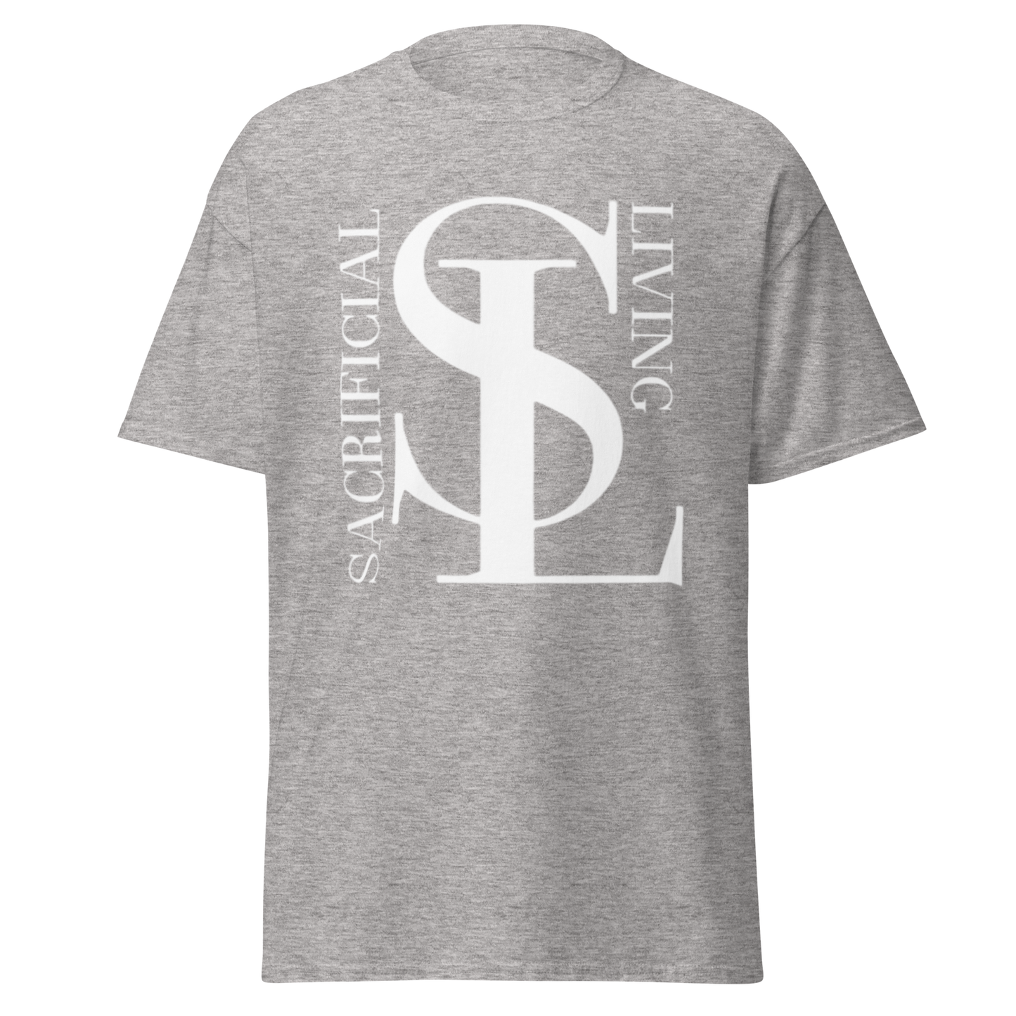 Short Sleeve White Logo Tee