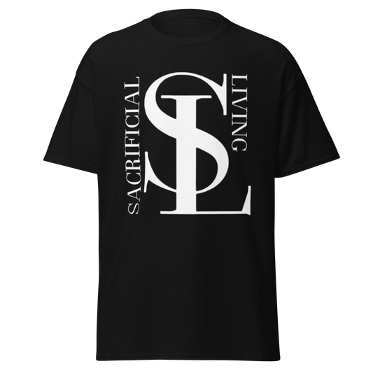 Short Sleeve White Logo Tee