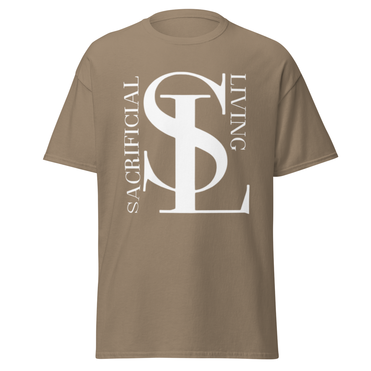 Short Sleeve White Logo Tee