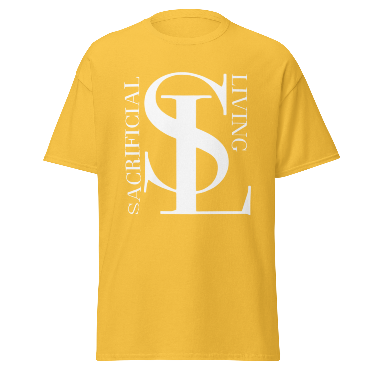 Short Sleeve White Logo Tee
