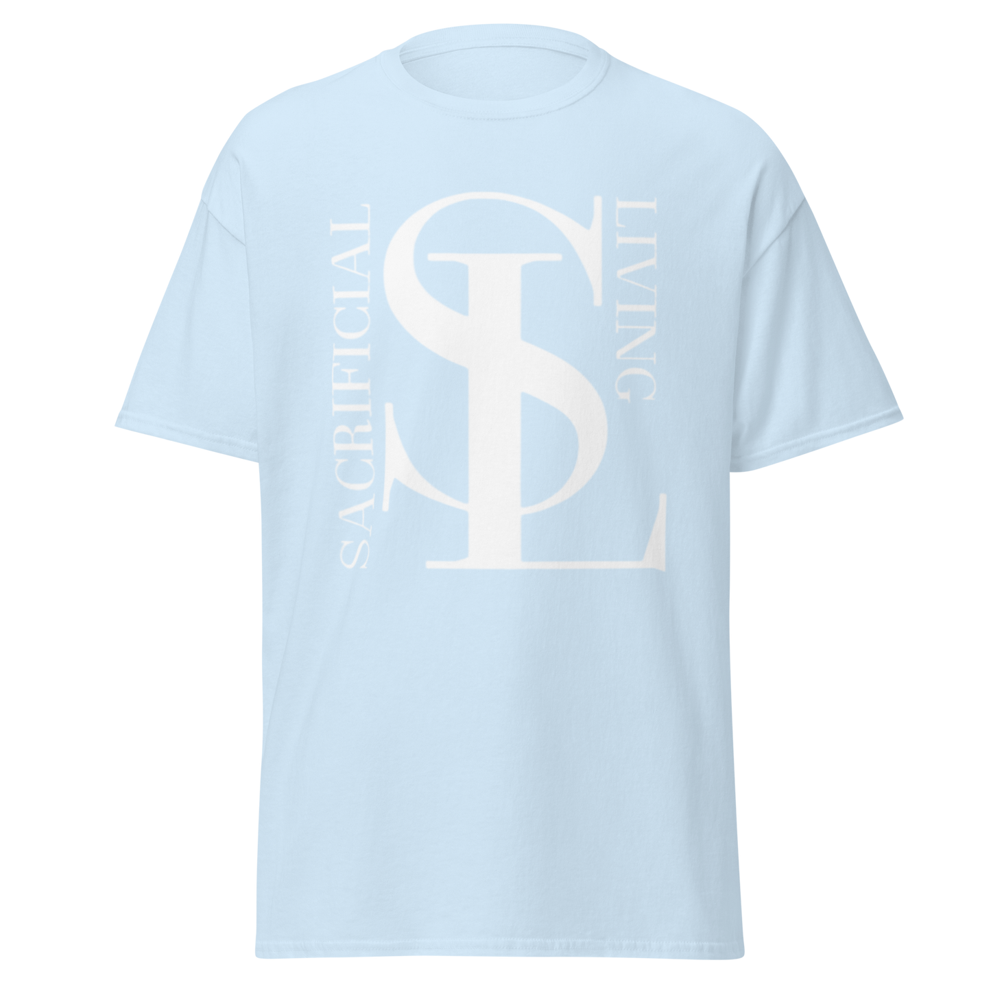 Short Sleeve White Logo Tee