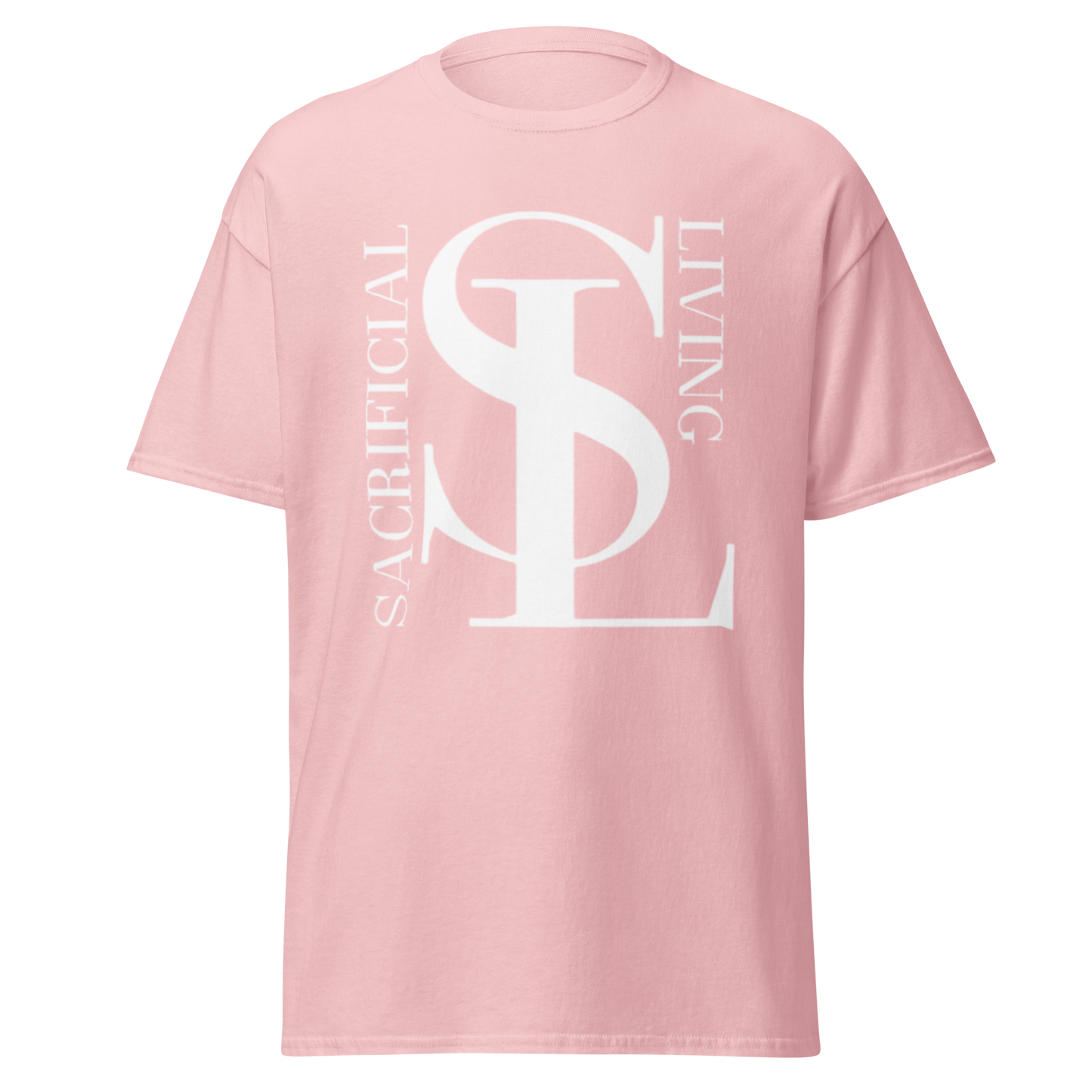 Short Sleeve White Logo Tee