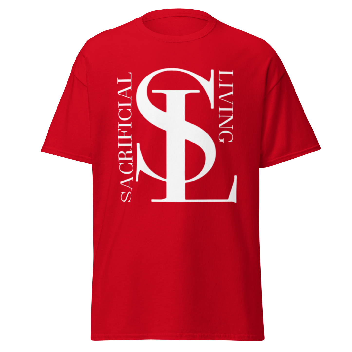 Short Sleeve White Logo Tee