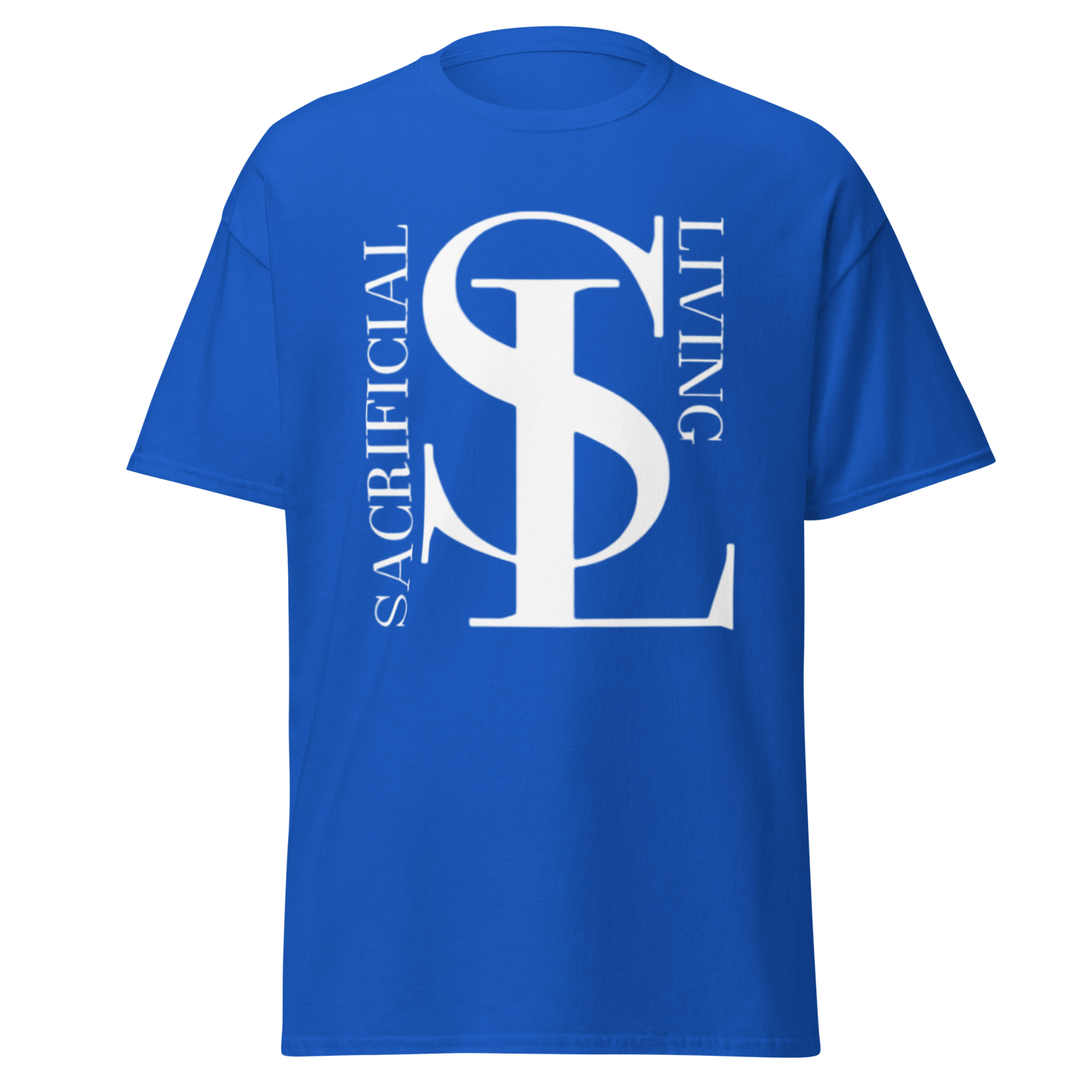 Short Sleeve White Logo Tee