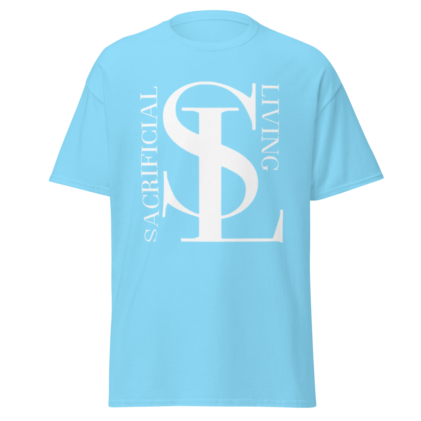 Short Sleeve White Logo Tee