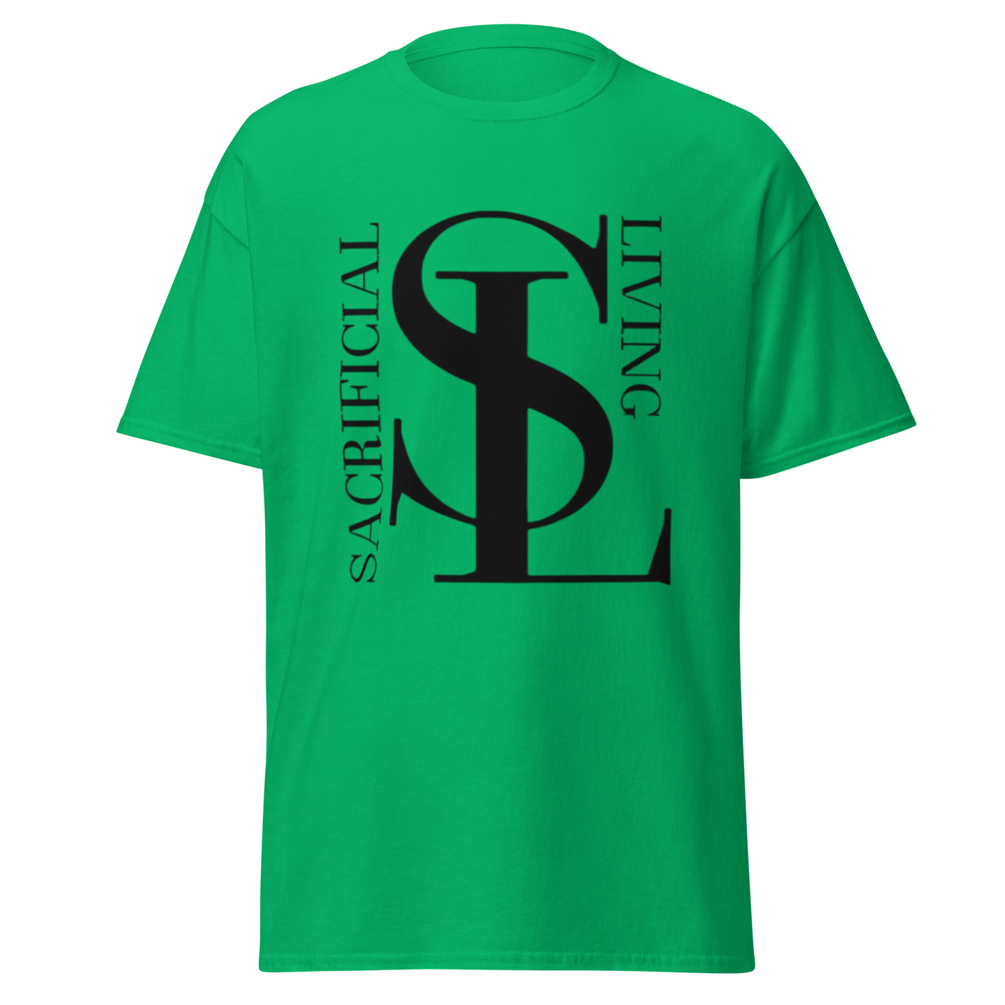 Short Sleeve Black Logo Tee
