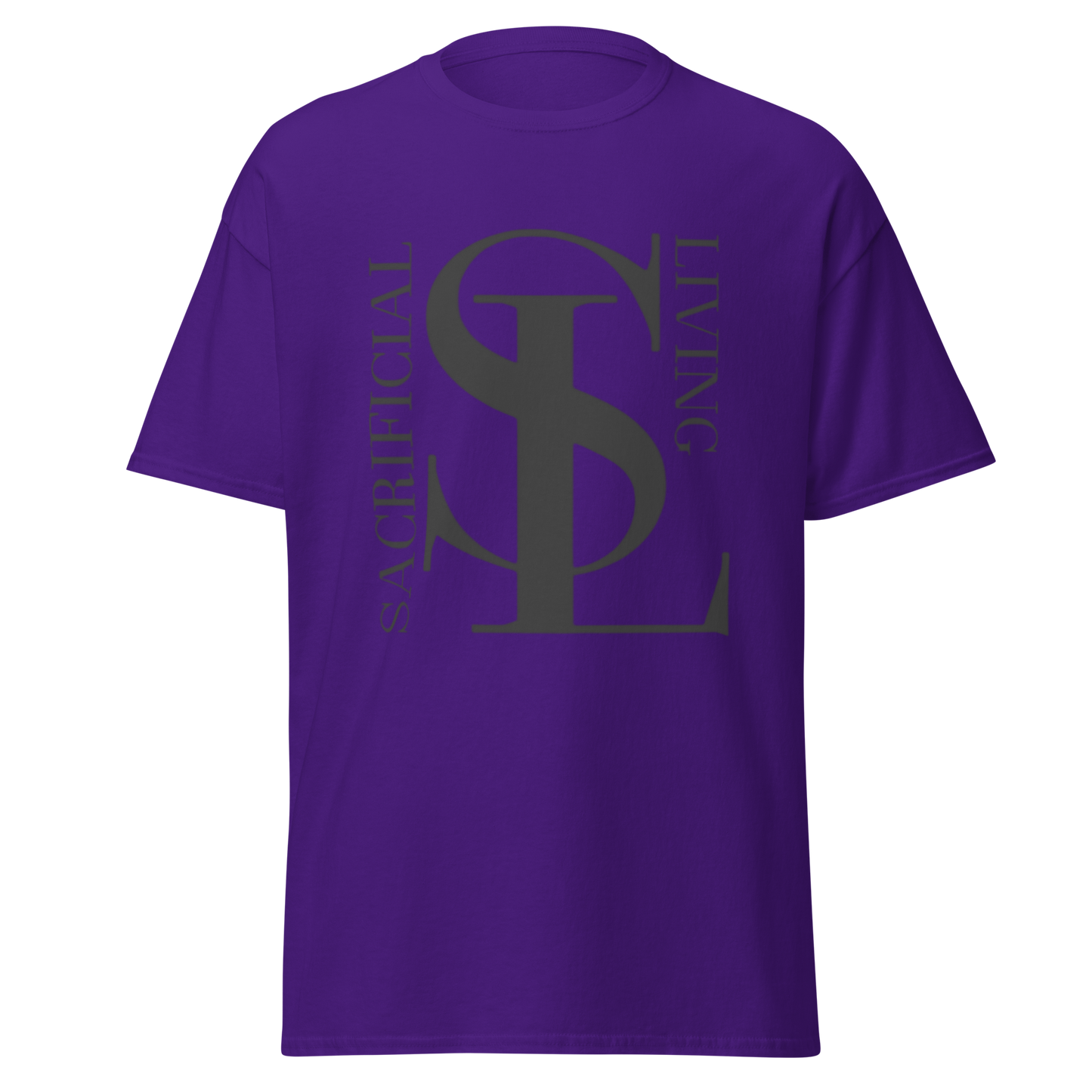 Short Sleeve Black Logo Tee