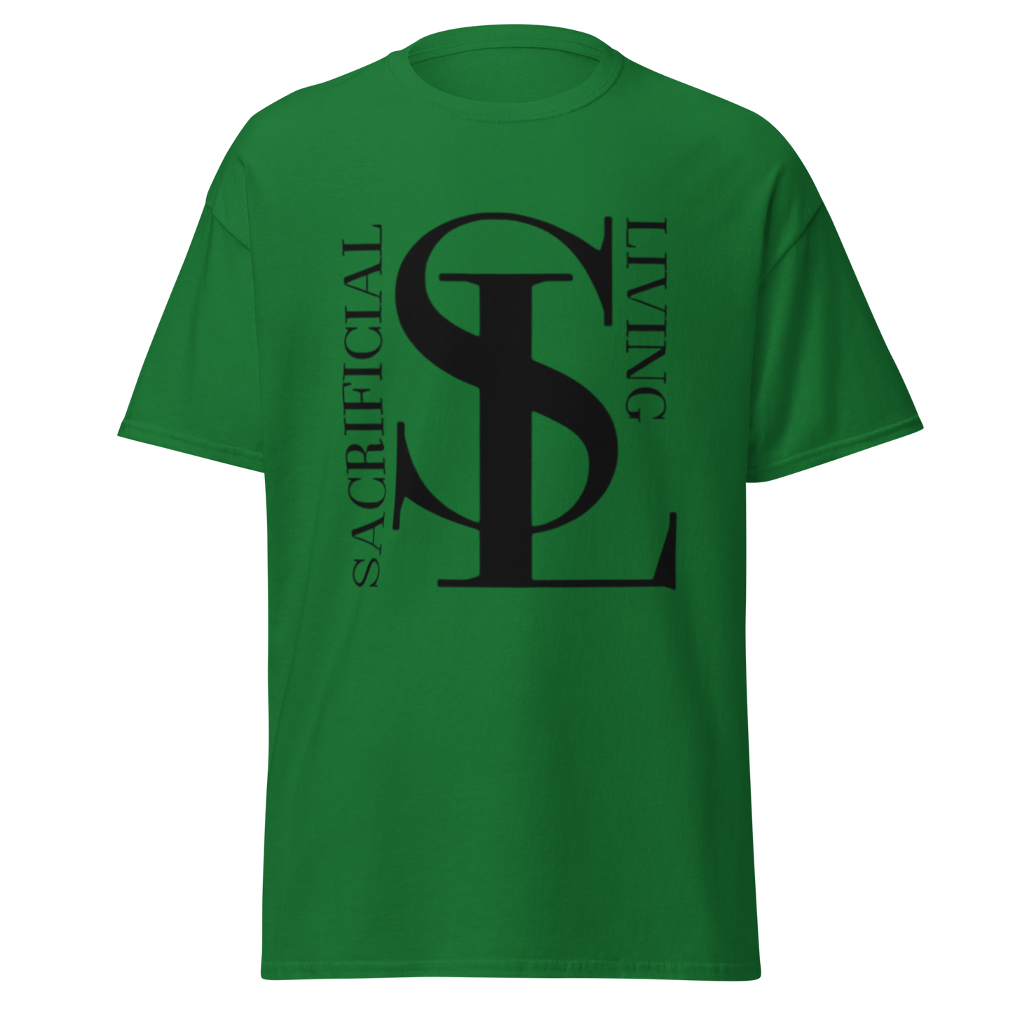 Short Sleeve Black Logo Tee