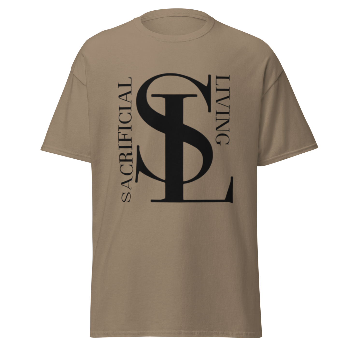 Short Sleeve Black Logo Tee